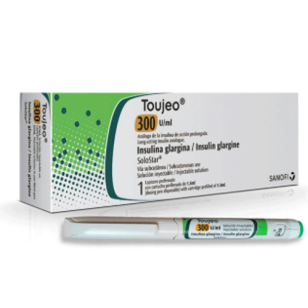 INSULINA GLARGINA 300U/ML TOUJEO